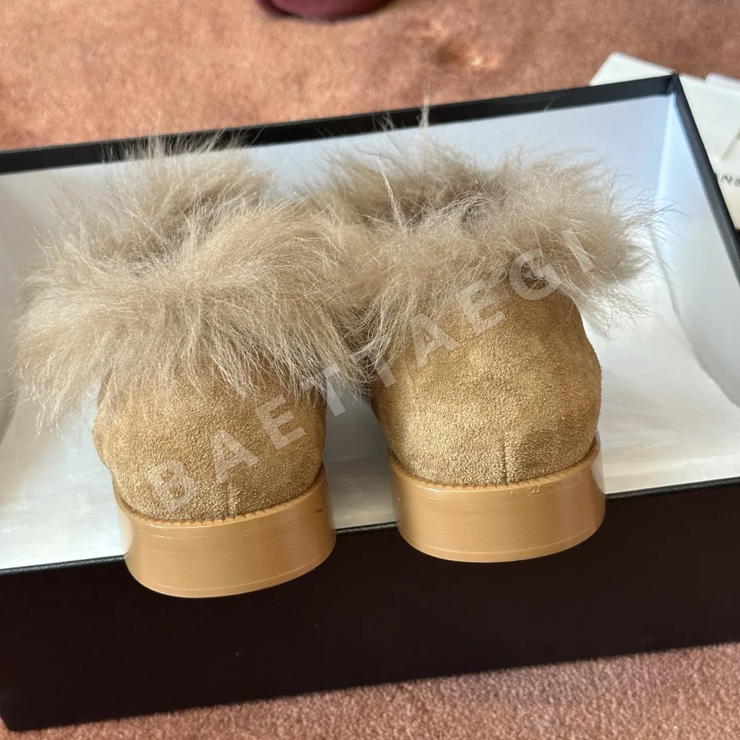 샤넬 믹스드 레더 플랫슈즈 3631 상세 이미지 8