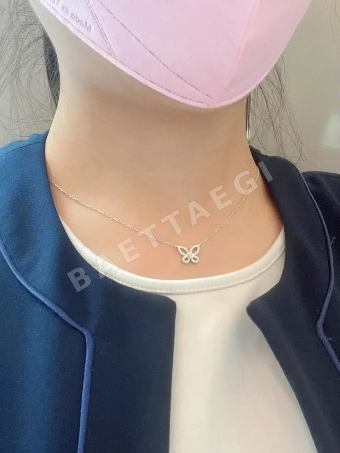그라프 팬텀 버터플라이 미니 다이아몬드 목걸이 상세 이미지 3