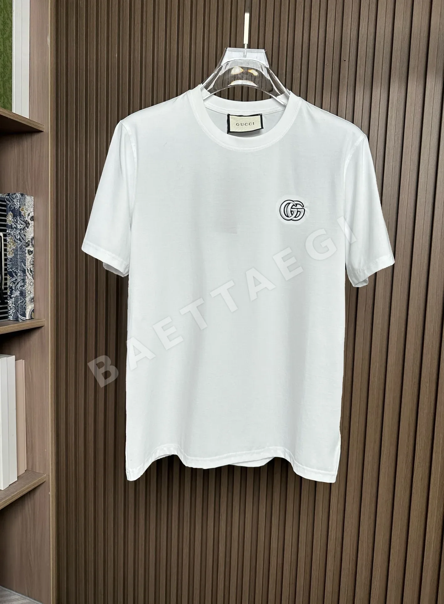 구찌 페루산 피마 코튼 남성 크루넥 반팔 티셔츠