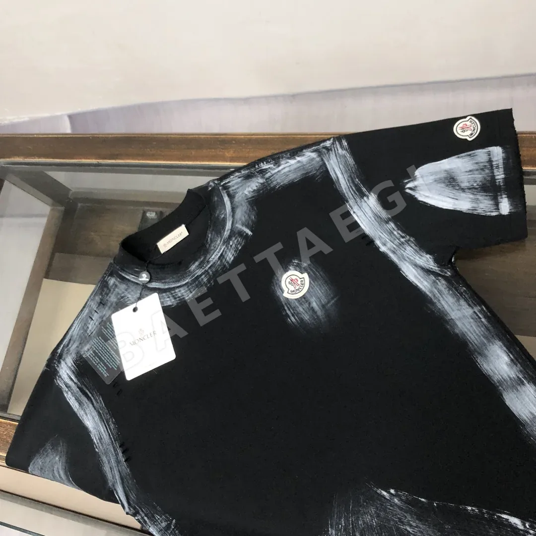 몽클레르 워시드 크루넥 반팔 티셔츠 상세 이미지 3