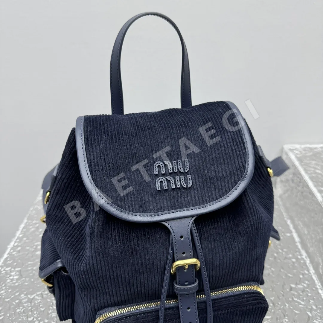 미우미우 코듀로이 백팩 상세 이미지 15