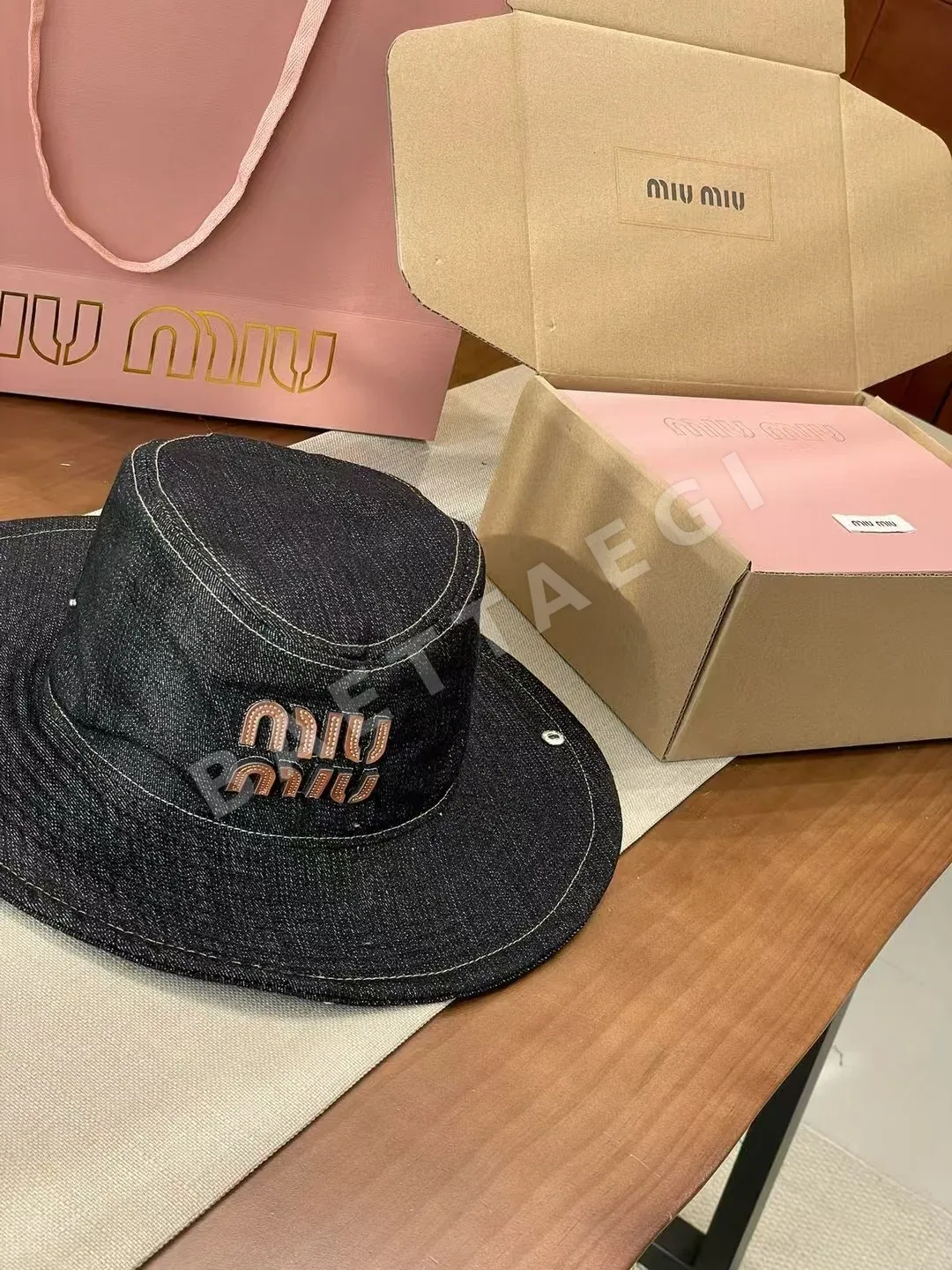 미우미우 모자 80928 Miu Miu Cap 상세 이미지 3