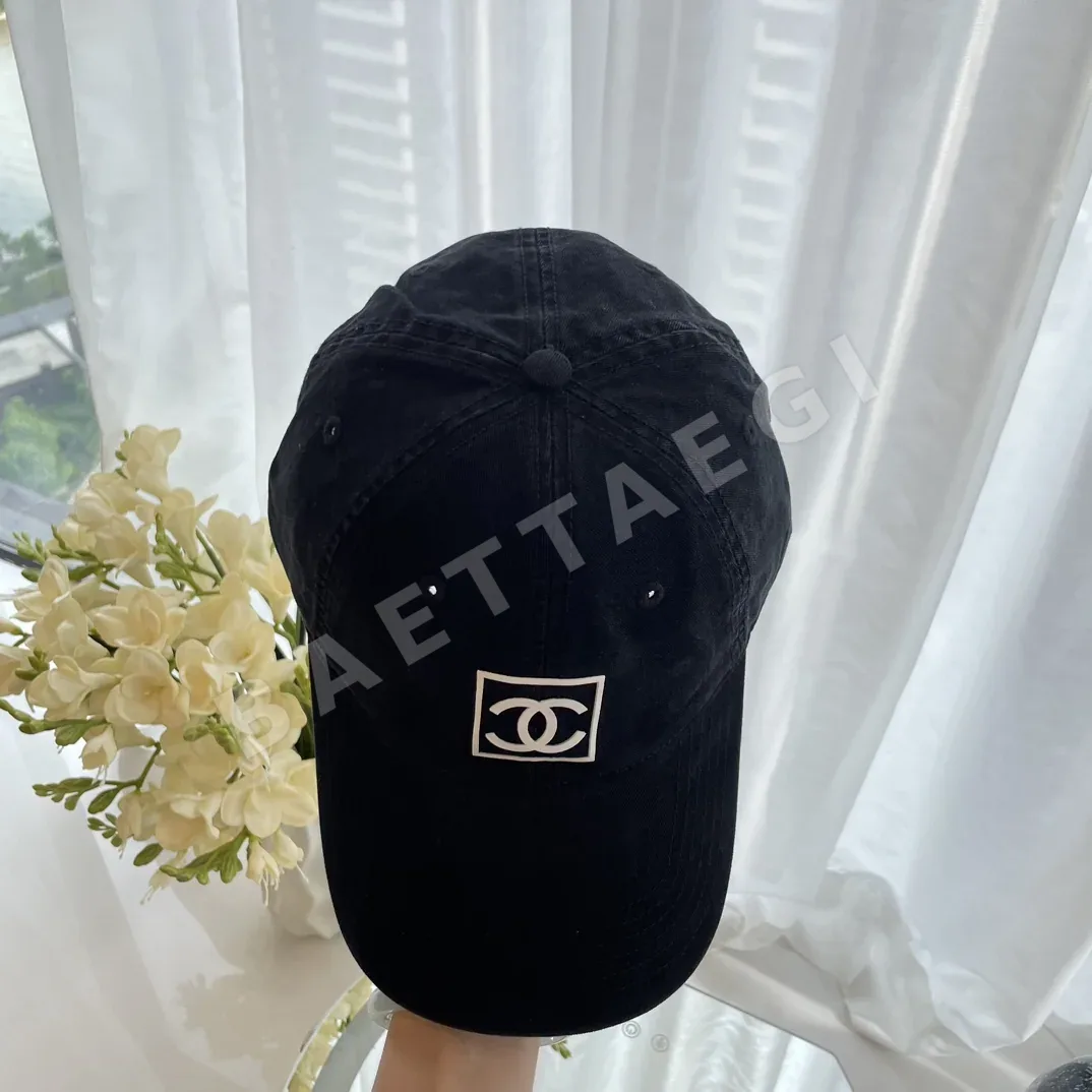 샤넬 빈티지 데미지 가공 배색 야구모자 상세 이미지 6