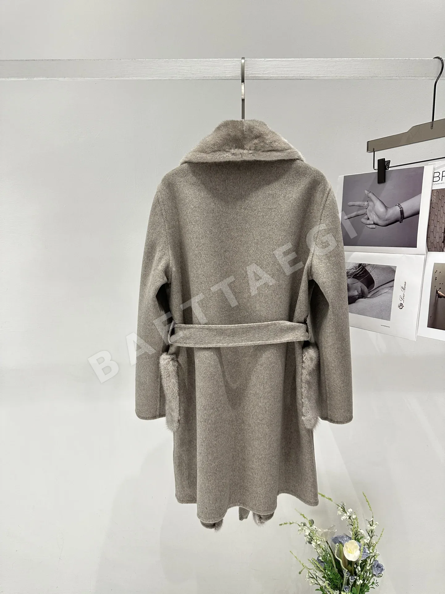 로로피아나 밍크 캐시미어 여성 자켓 상세 이미지 8