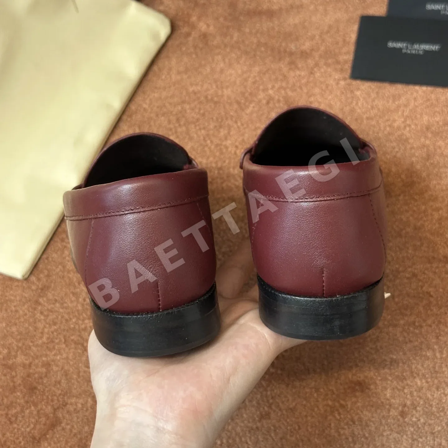 생로랑 YSL 장어가죽 뮬 상세 이미지 8