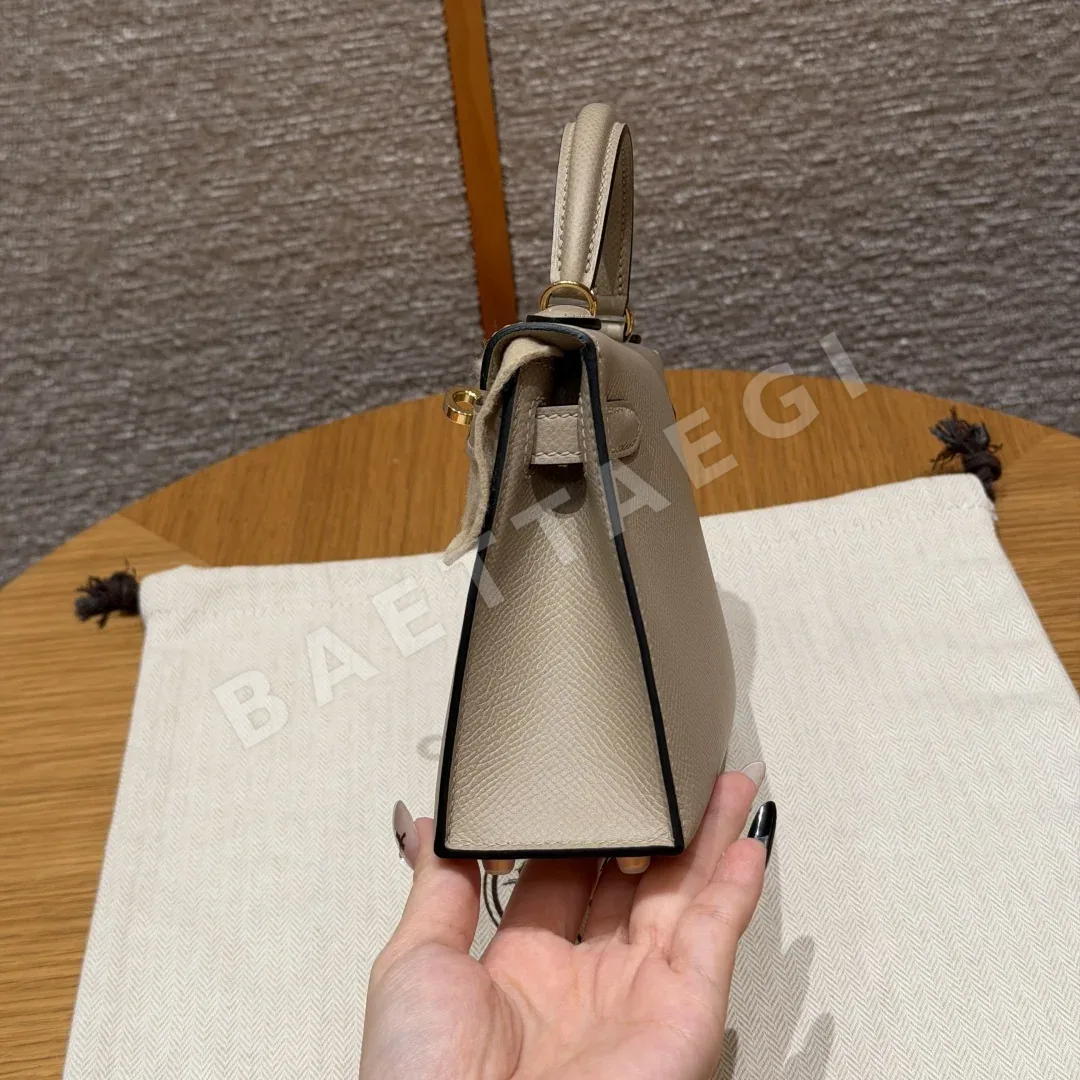 에르메스 켈리 미니 2 가죽 가방 상세 이미지 4