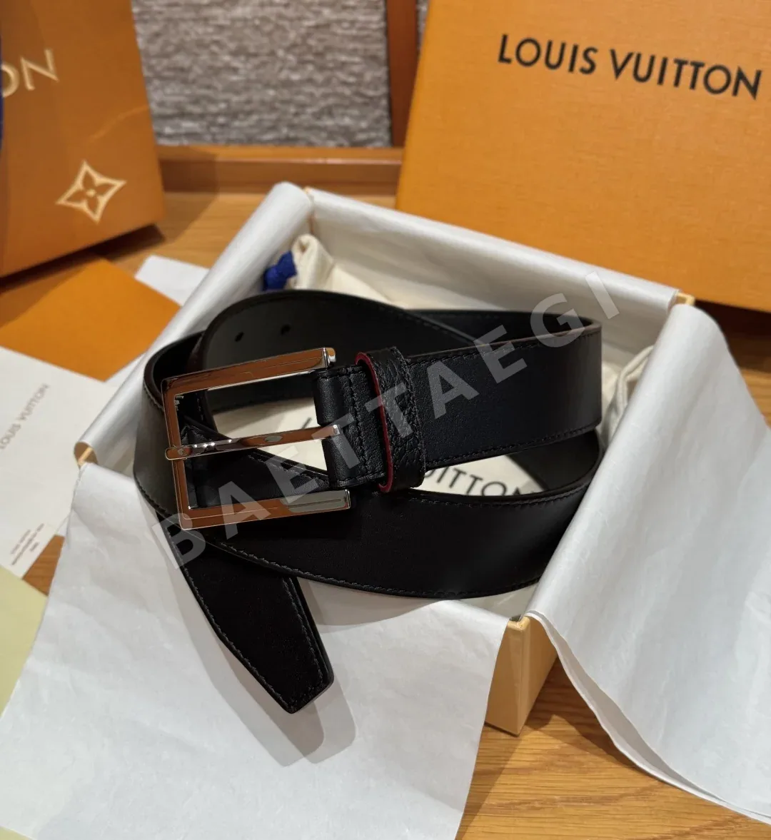 루이비통 LV 로고 남성 가죽 벨트 35mm 172806