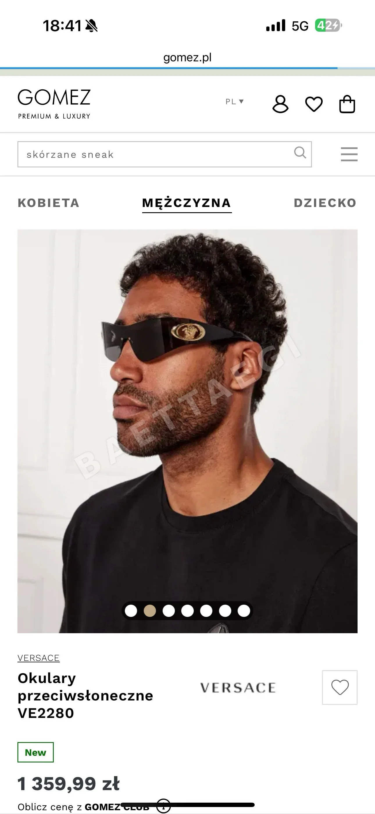 베르사체 선글라스 73393 Versace Sunglasses 상세 이미지 2