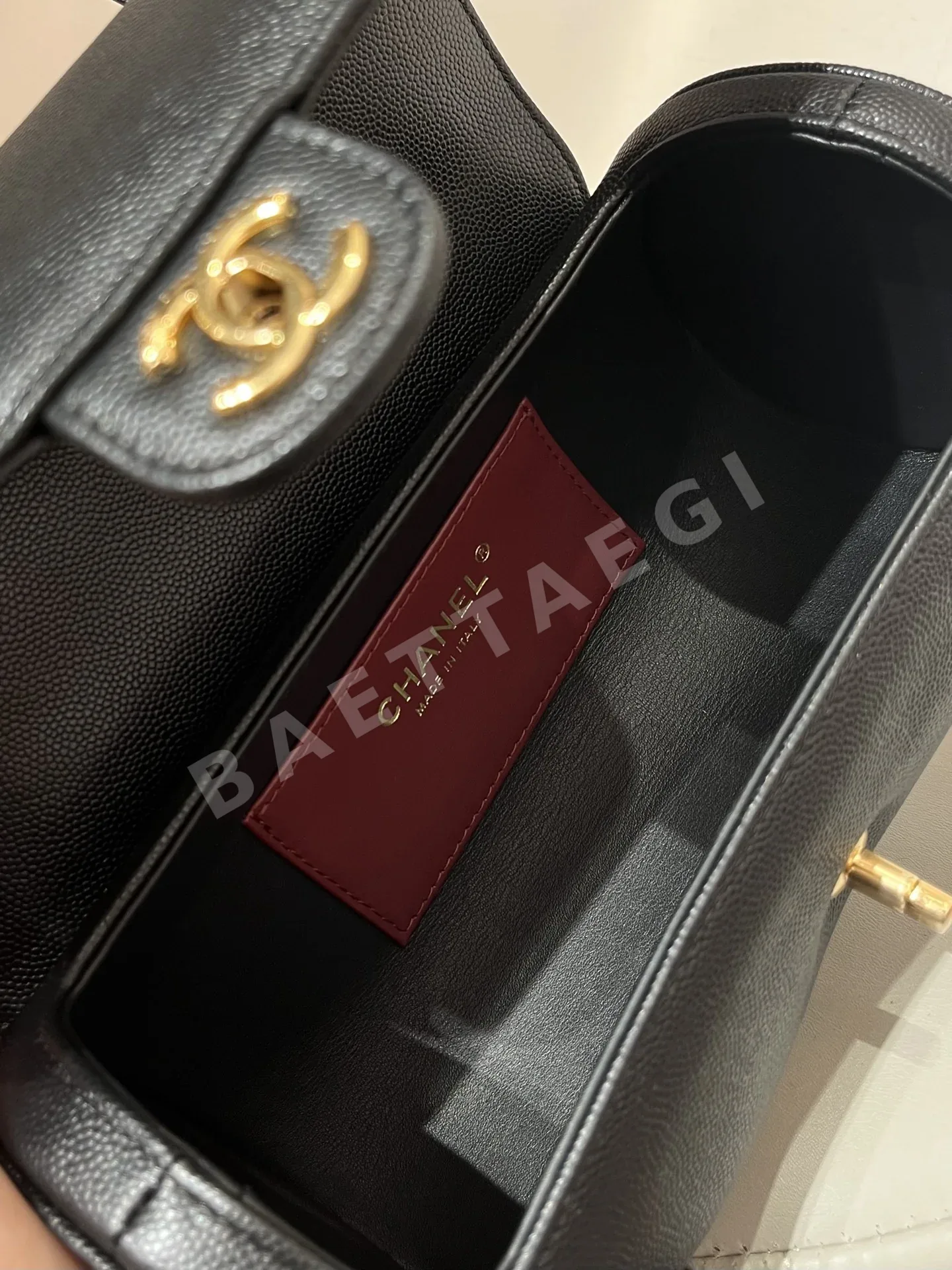 샤넬 지존 볼링백 스몰 원통백 미니 숄더백 블랙 AS6143 상세 이미지 6