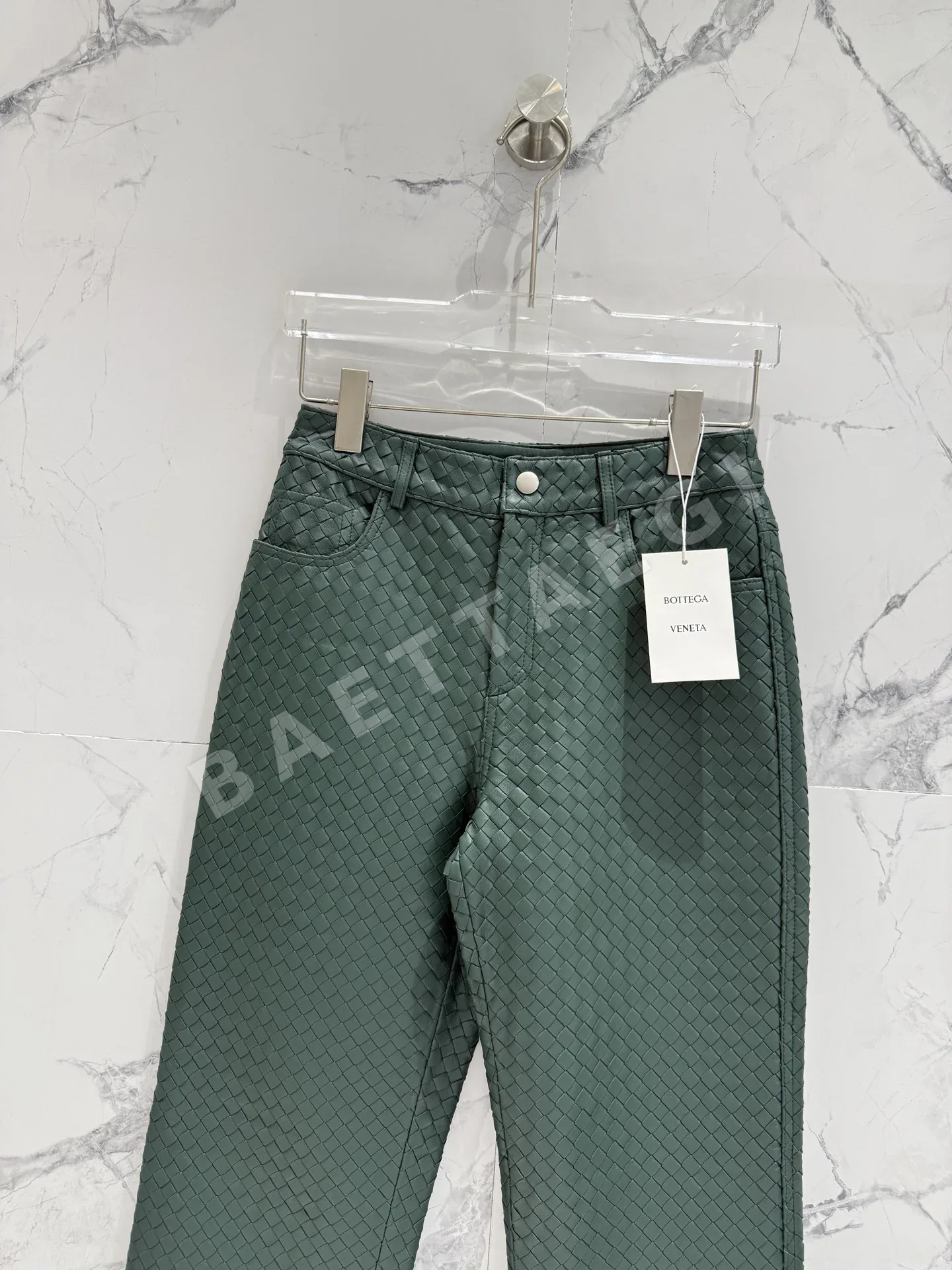 보테가베네타 램스킨 와이드 바지 상세 이미지 2