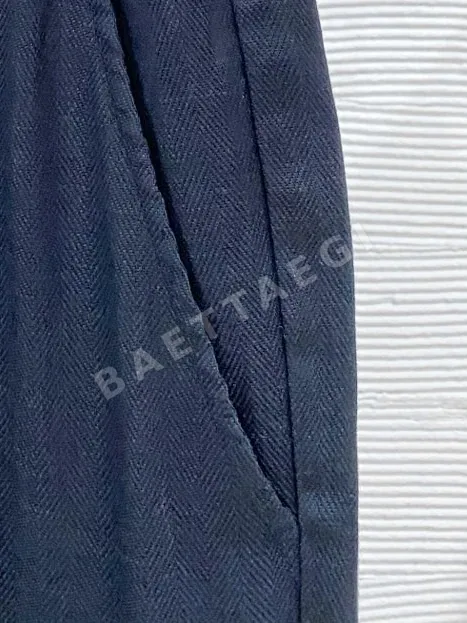 브루넬로쿠치넬리 린넨 드로스트링 남성 바지 상세 이미지 5