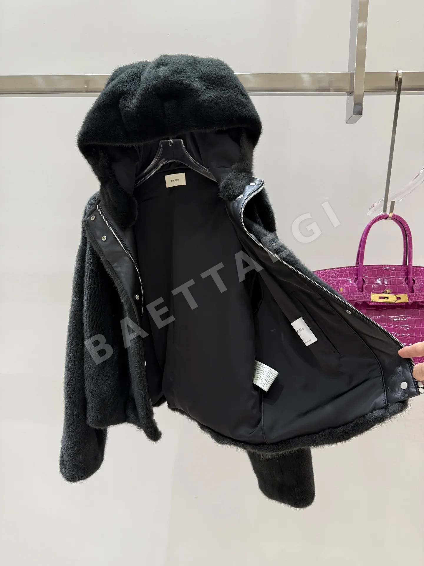 더로우 밍크 코트 자켓 상세 이미지 6