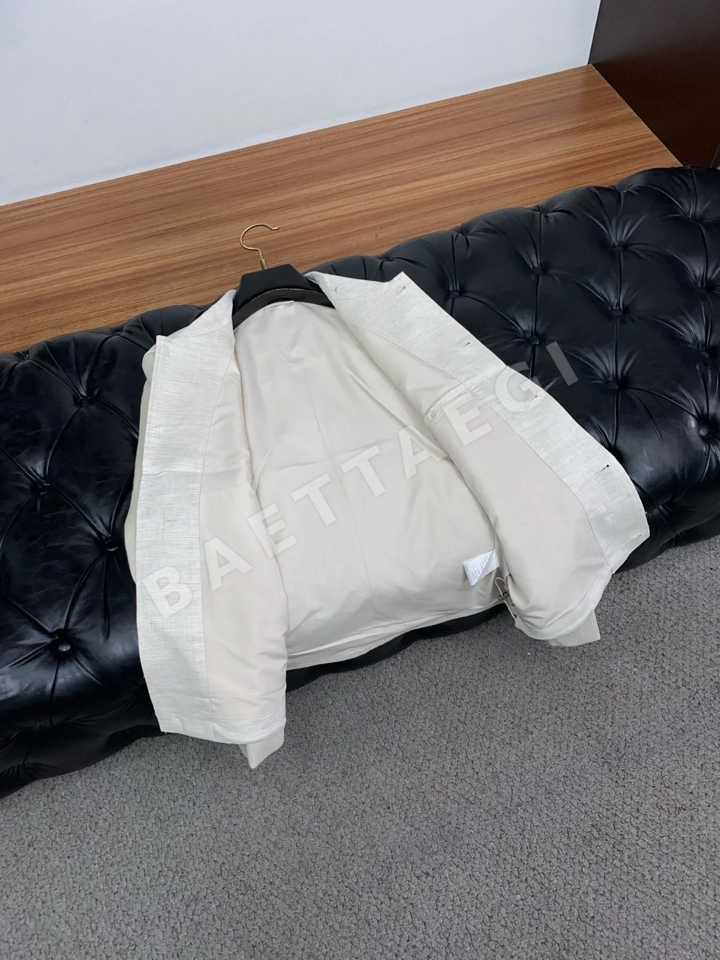제냐 남성 린넨 카라 자켓 상세 이미지 7