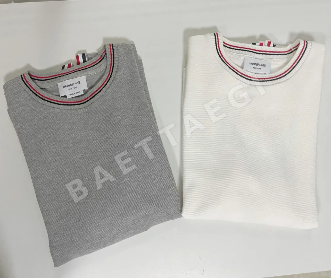톰브라운 남성 극세사 반팔 티셔츠 상세 이미지 8