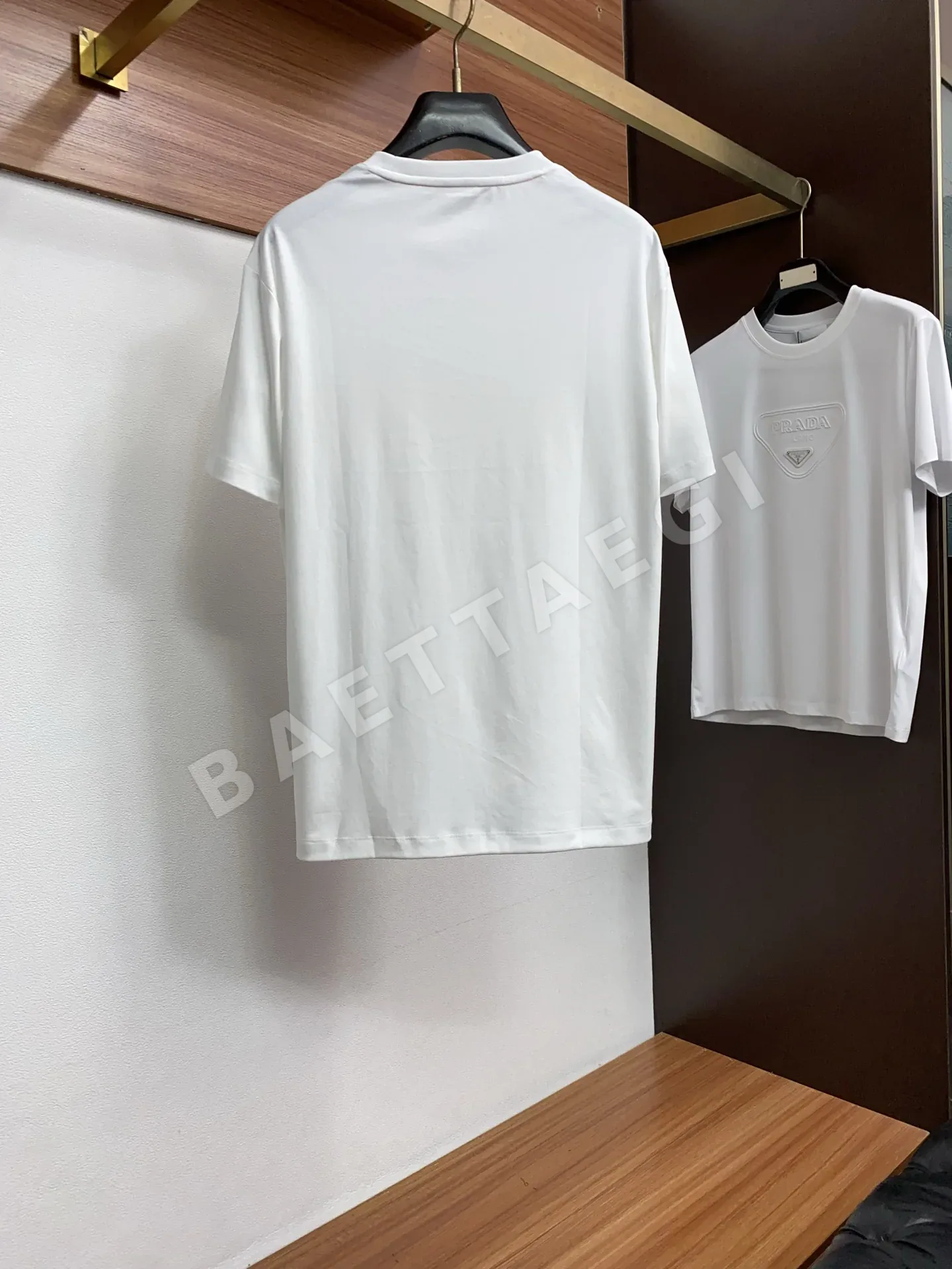 에르메스 100수 머서라이즈드 코튼 반팔 티셔츠 상세 이미지 9