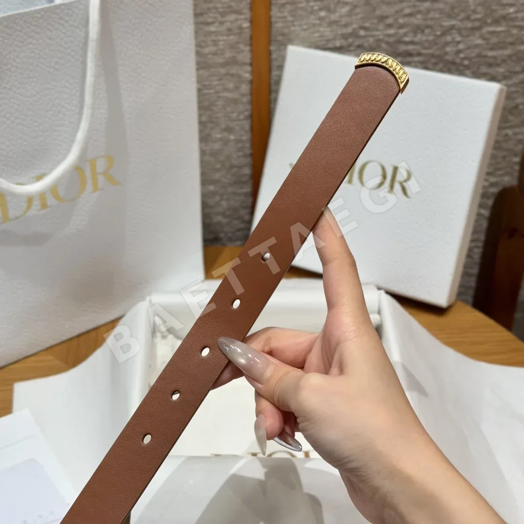 디올 메달리옹 블랙 카프스킨 벨트 상세 이미지 9