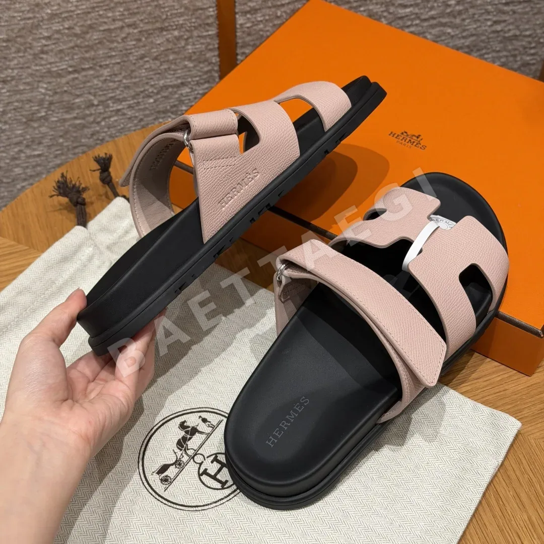 에르메스 시프레 샌들 Calfskin Palm 프린트 상세 이미지 7