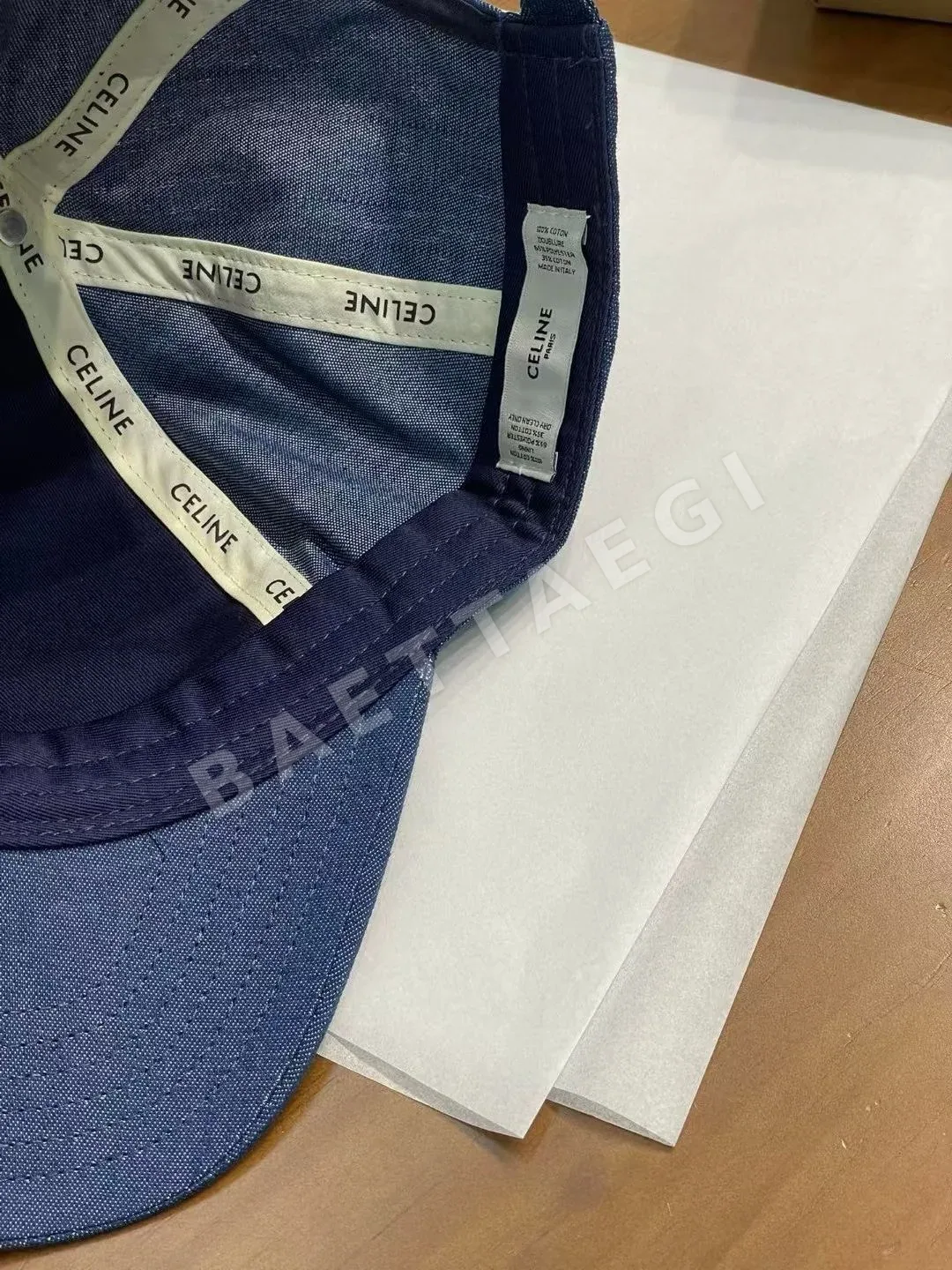 셀린느 데님 카우보이 캡 상세 이미지 6