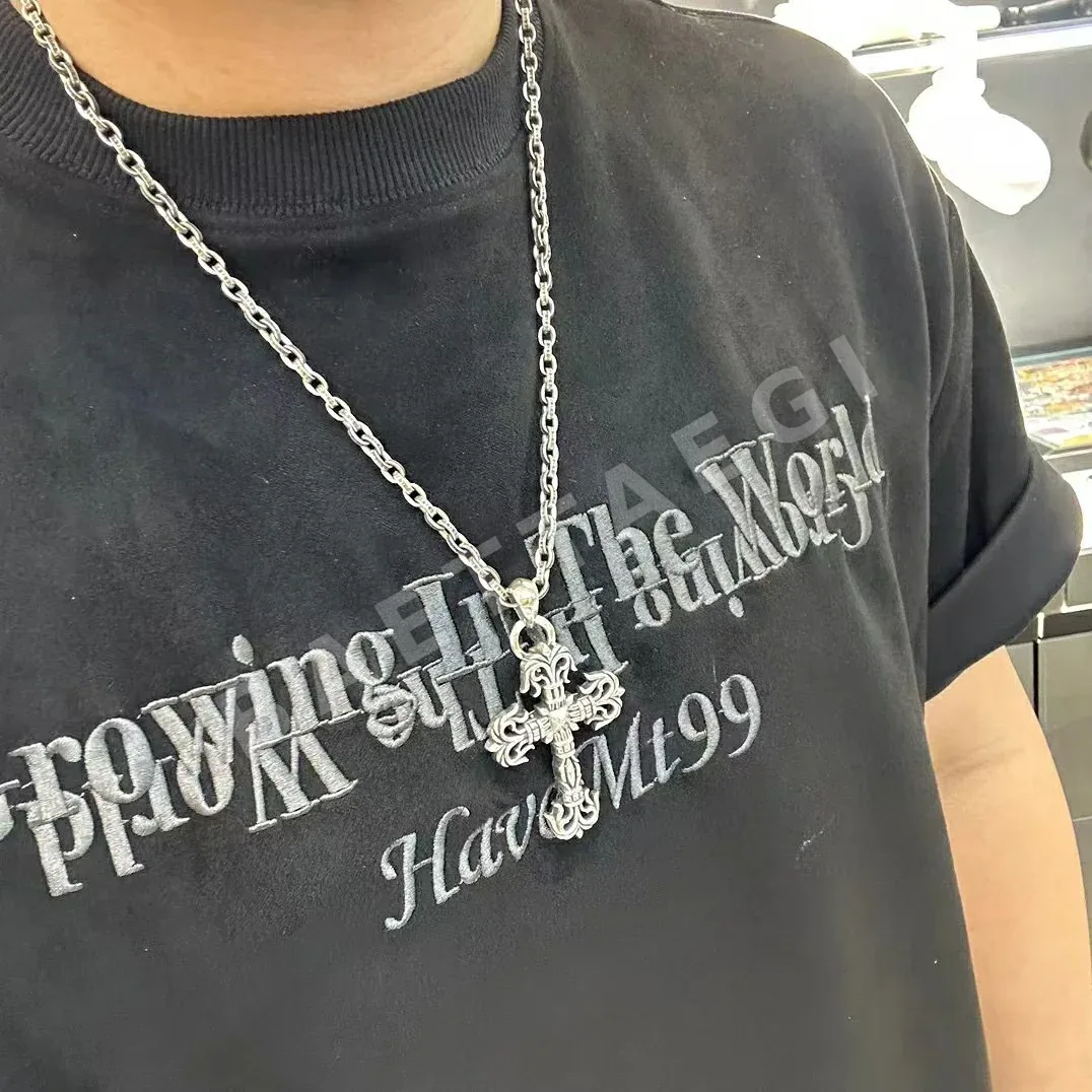 크롬하츠 플레임 펜던트 레터 목걸이 상세 이미지 7