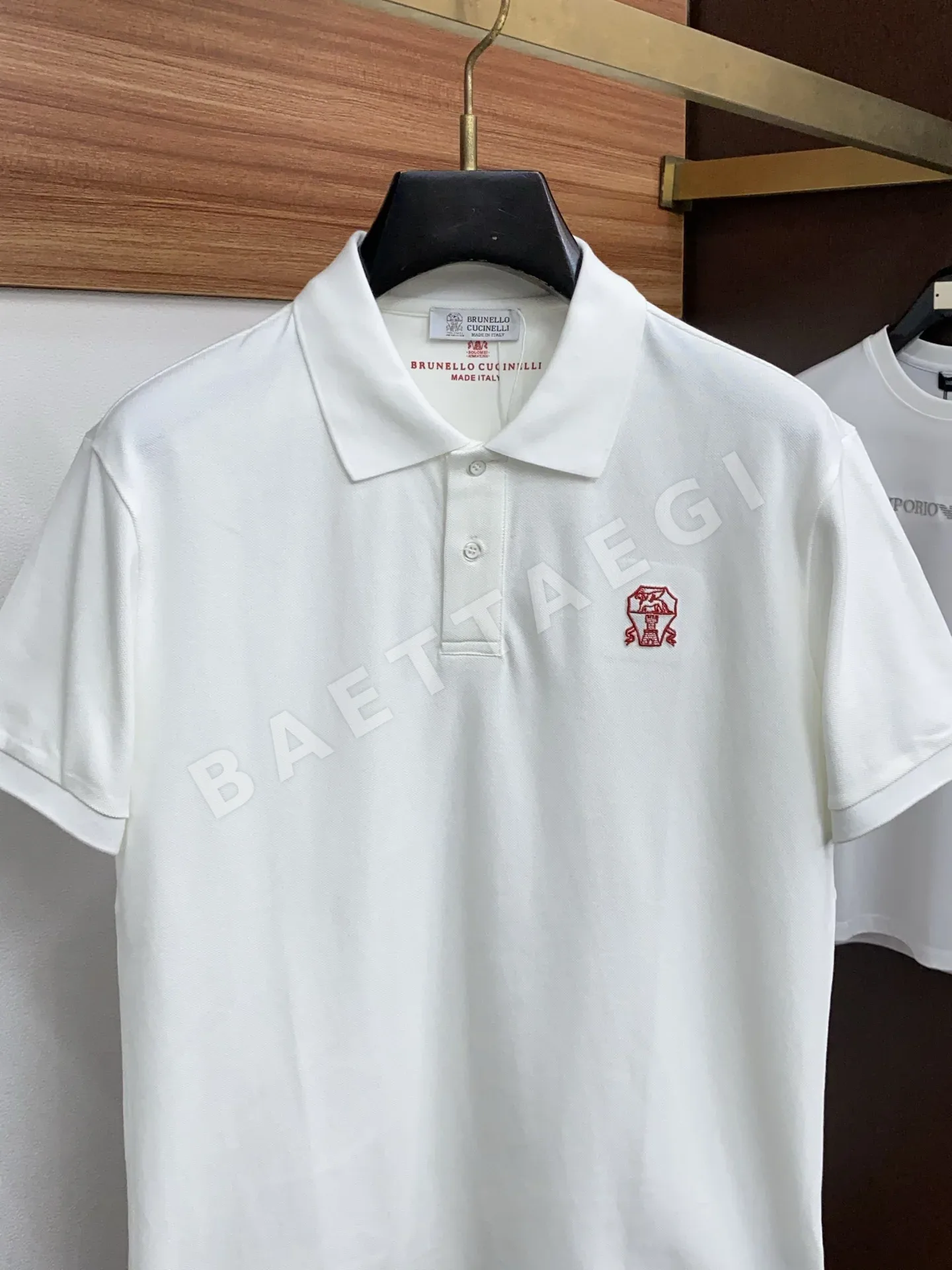 브루넬로쿠치넬리 남성 반팔 폴로셔츠 상세 이미지 2