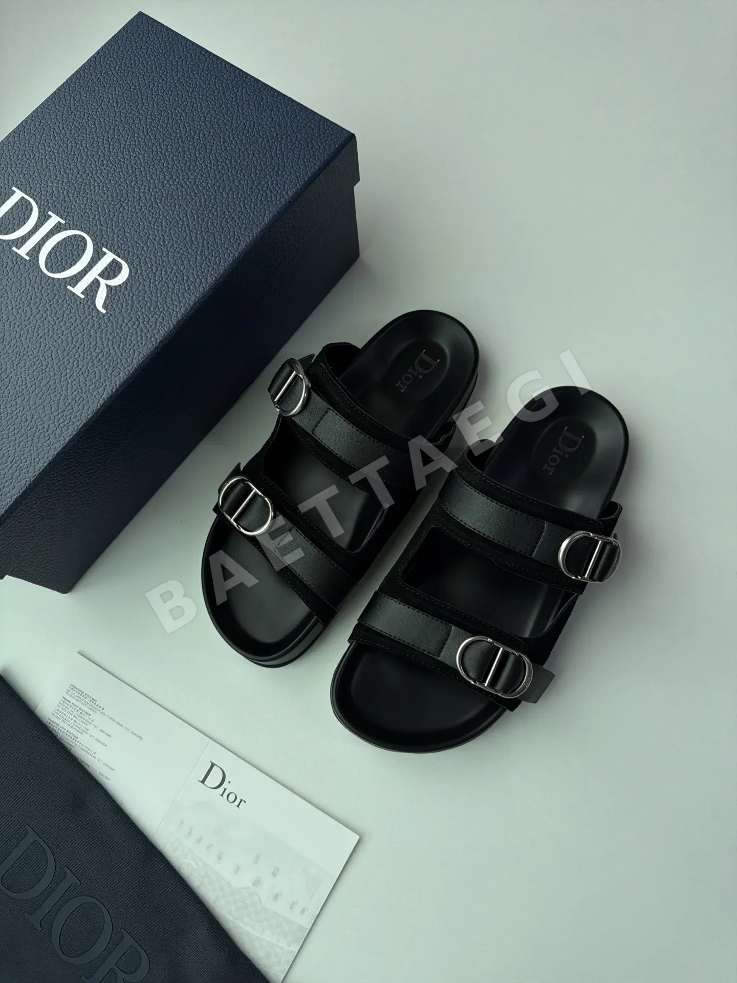 디올 아쿠아 벨벳 샌들 80287