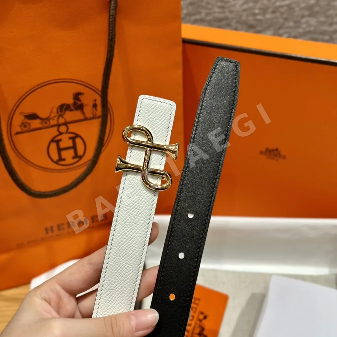 에르메스 H 버클 스위프트 리버시블 가죽 벨트 상세 이미지 4
