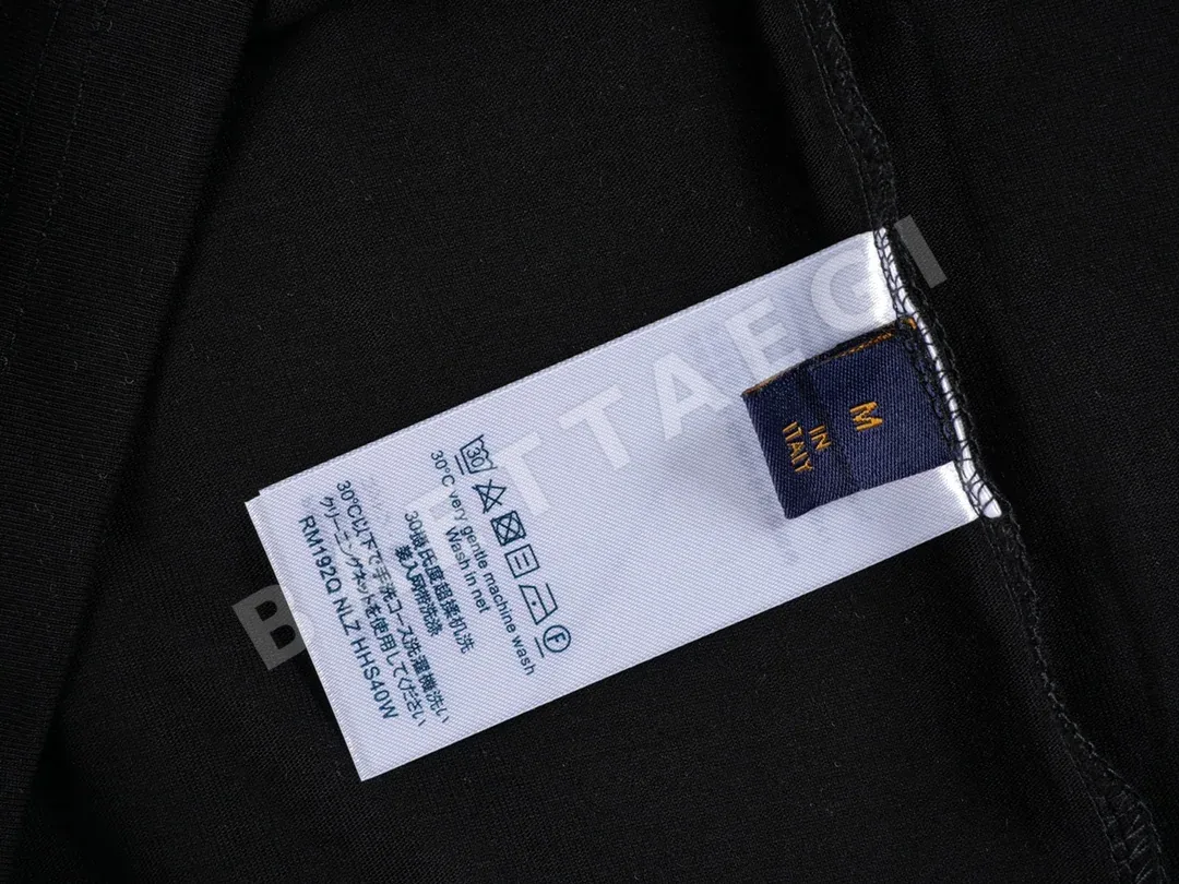 루이비통 그래피티 자수 남성 반팔 티셔츠 상세 이미지 8