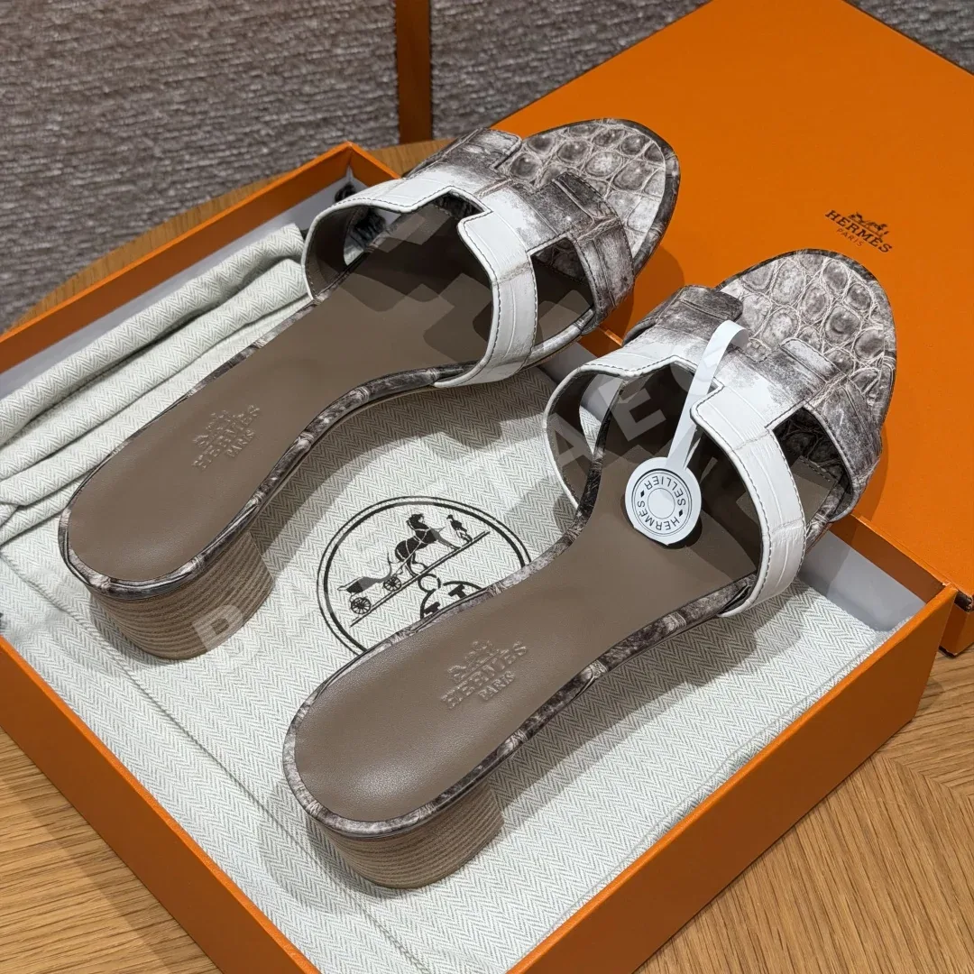 에르메스 오아시스 샌들 히말라야 가죽 하이힐 상세 이미지 6