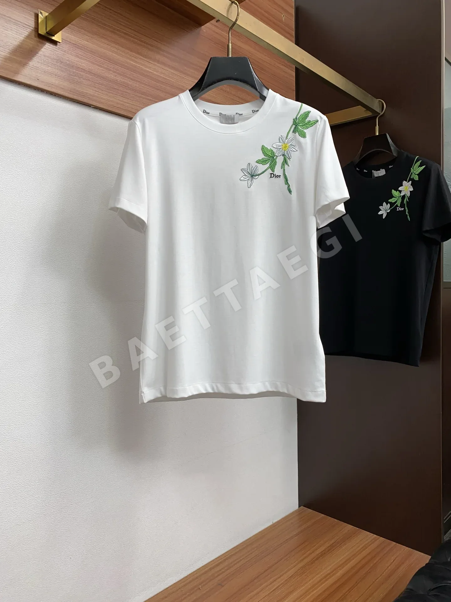 디올 남성 라운드넥 반팔 티셔츠