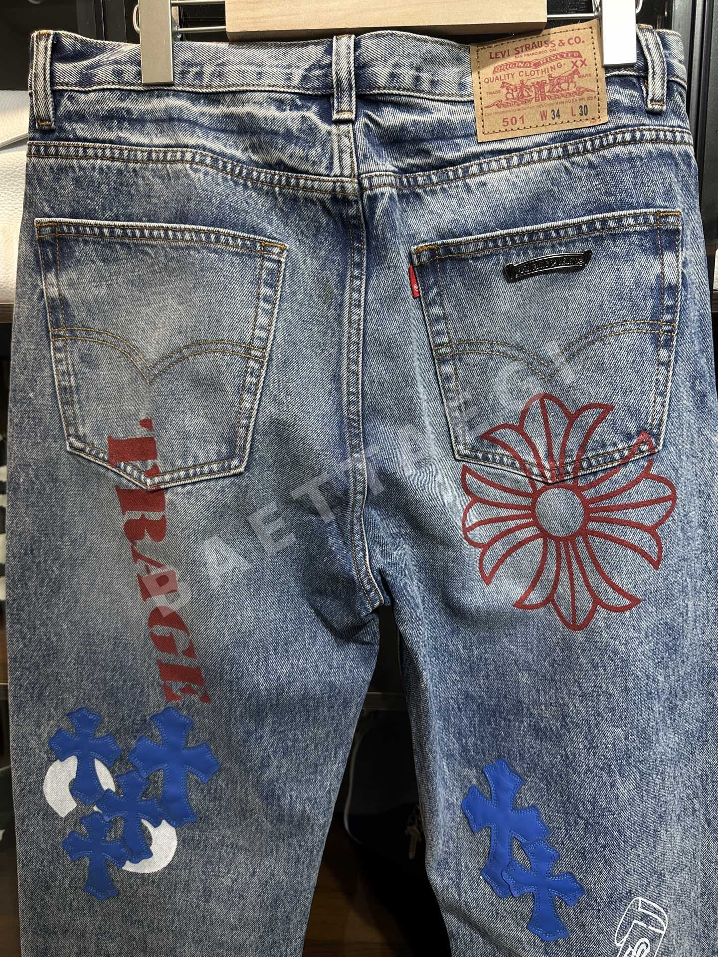 크롬하츠 남성 바지 164056 Chrome Hearts Pants 상세 이미지 9