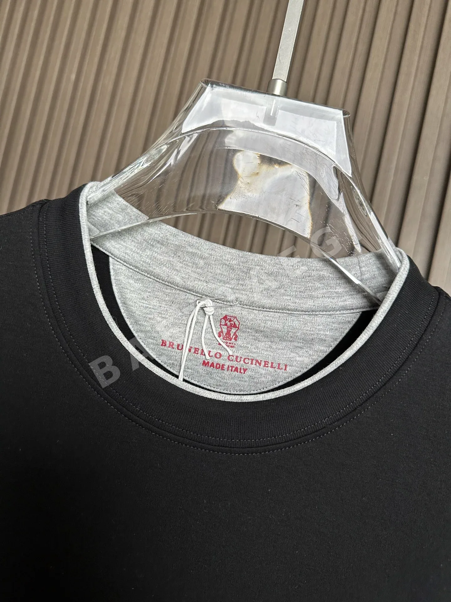 브루넬로쿠치넬리 투톤 카라 남성 반팔 티셔츠 상세 이미지 8
