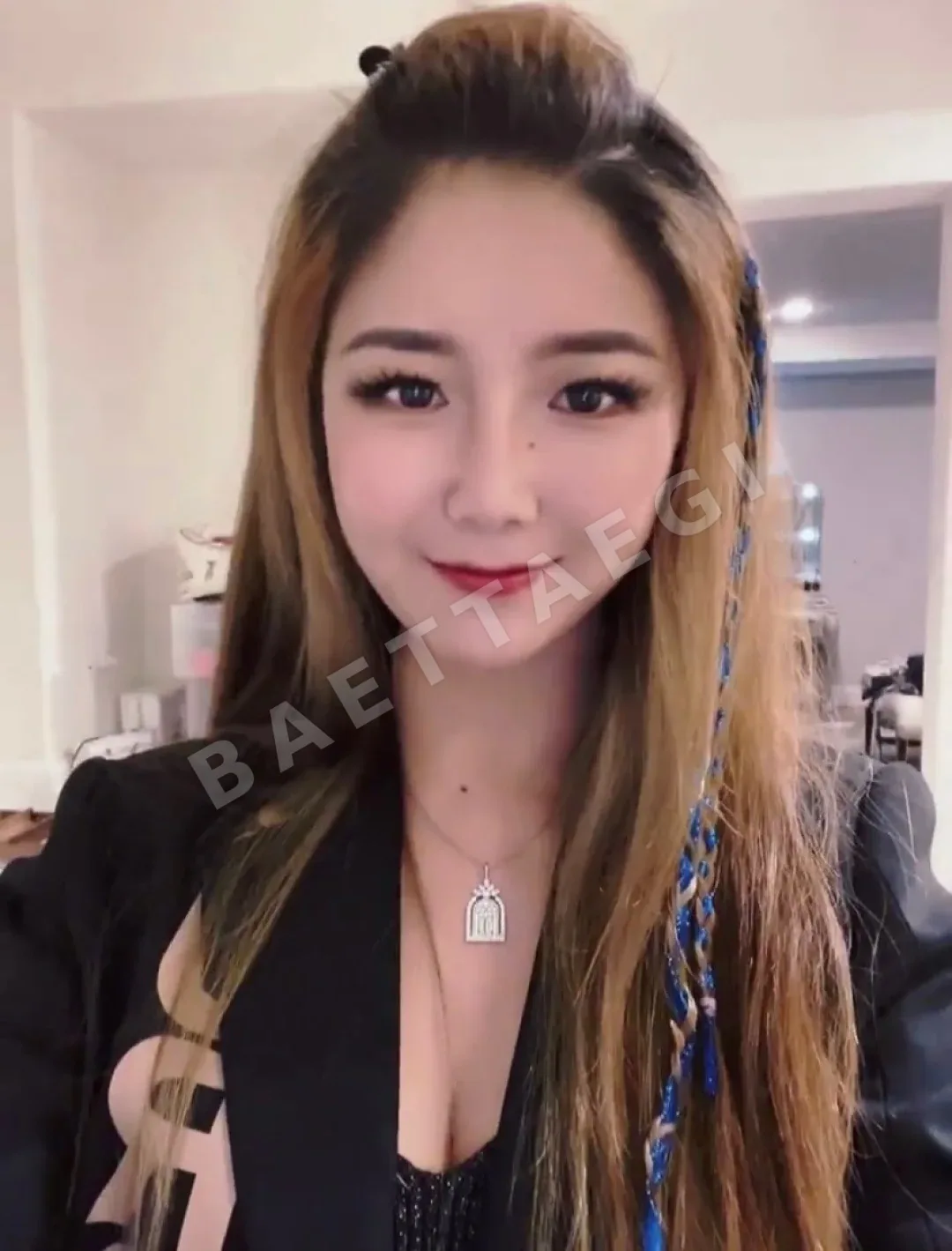 해리윈스턴 라운드 브릴리언트 바게트 큐빅 목걸이 상세 이미지 4