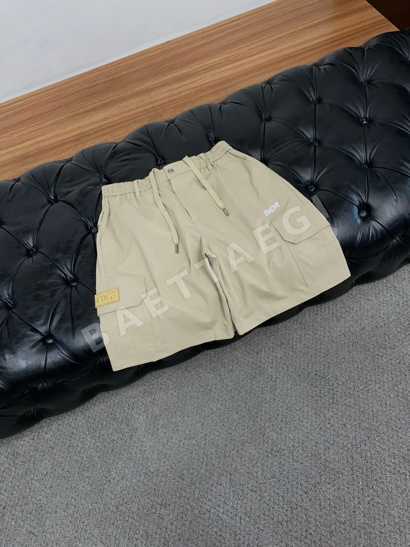 디올 코튼 캐주얼 남성 반바지 상세 이미지 6