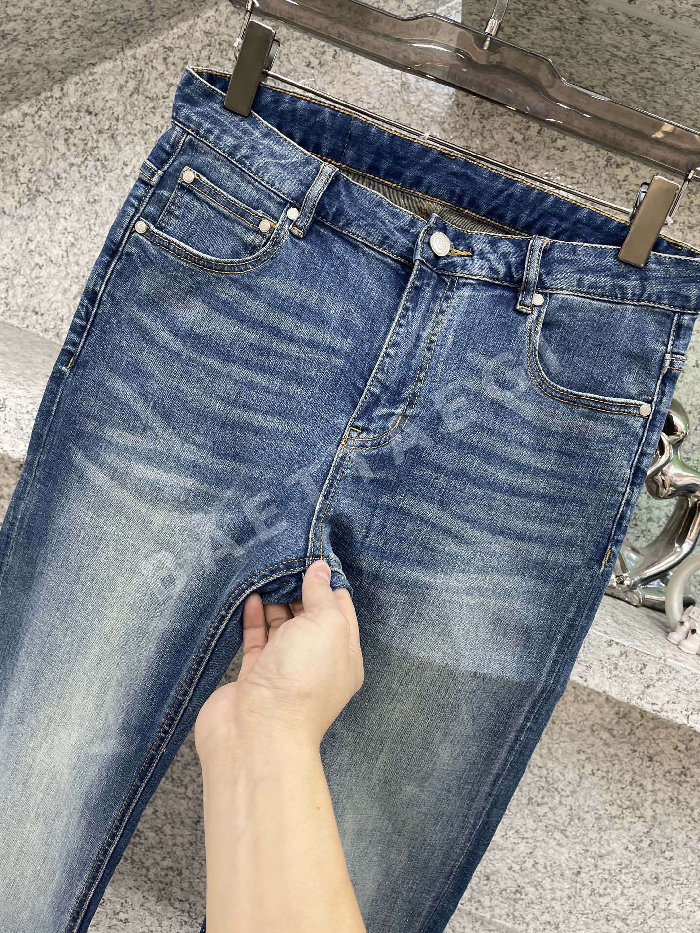 에르메스 스트레치 슬림핏 남성 바지 상세 이미지 8
