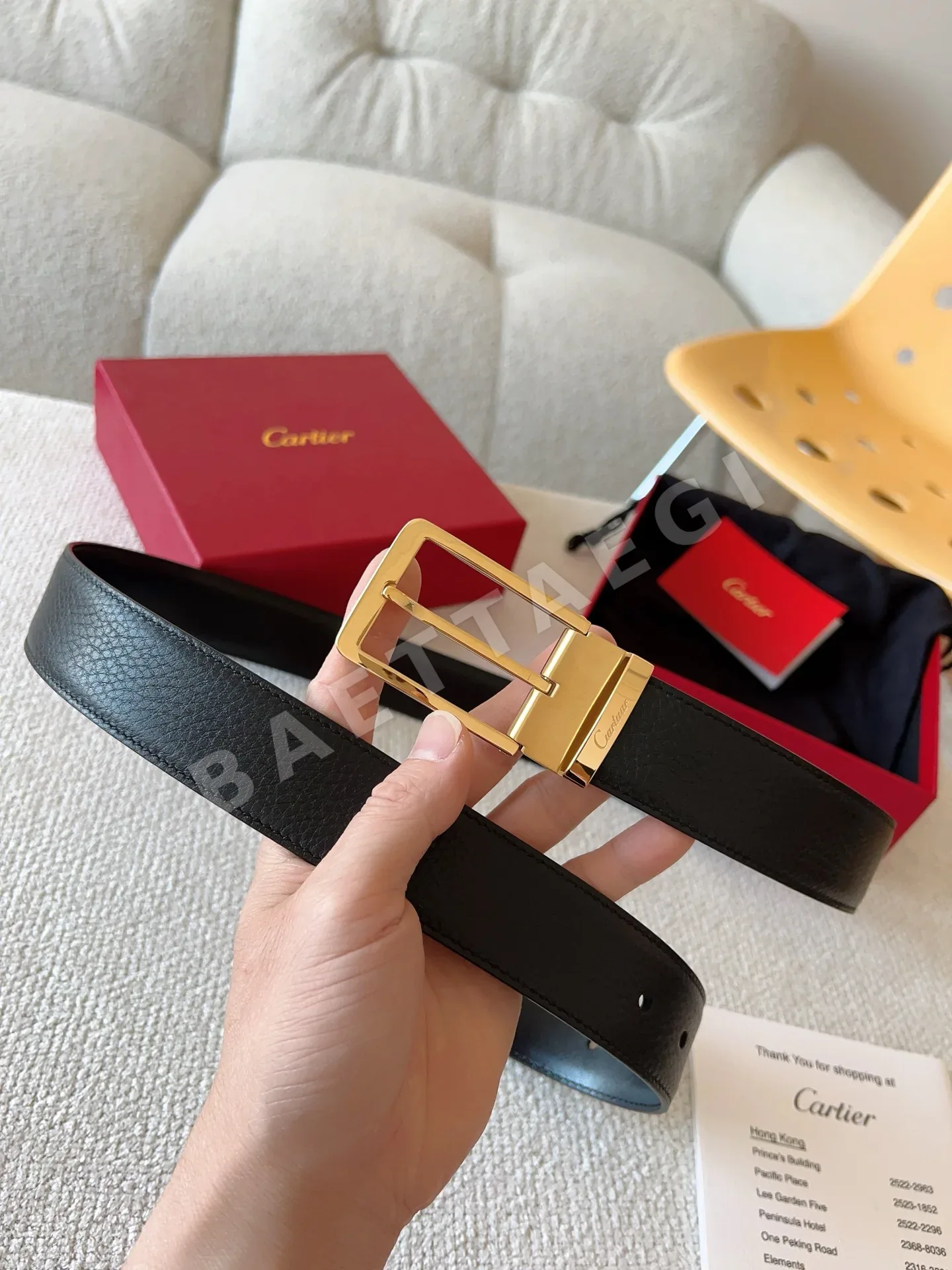 까르띠에 벨트 57189 Cartier Belt