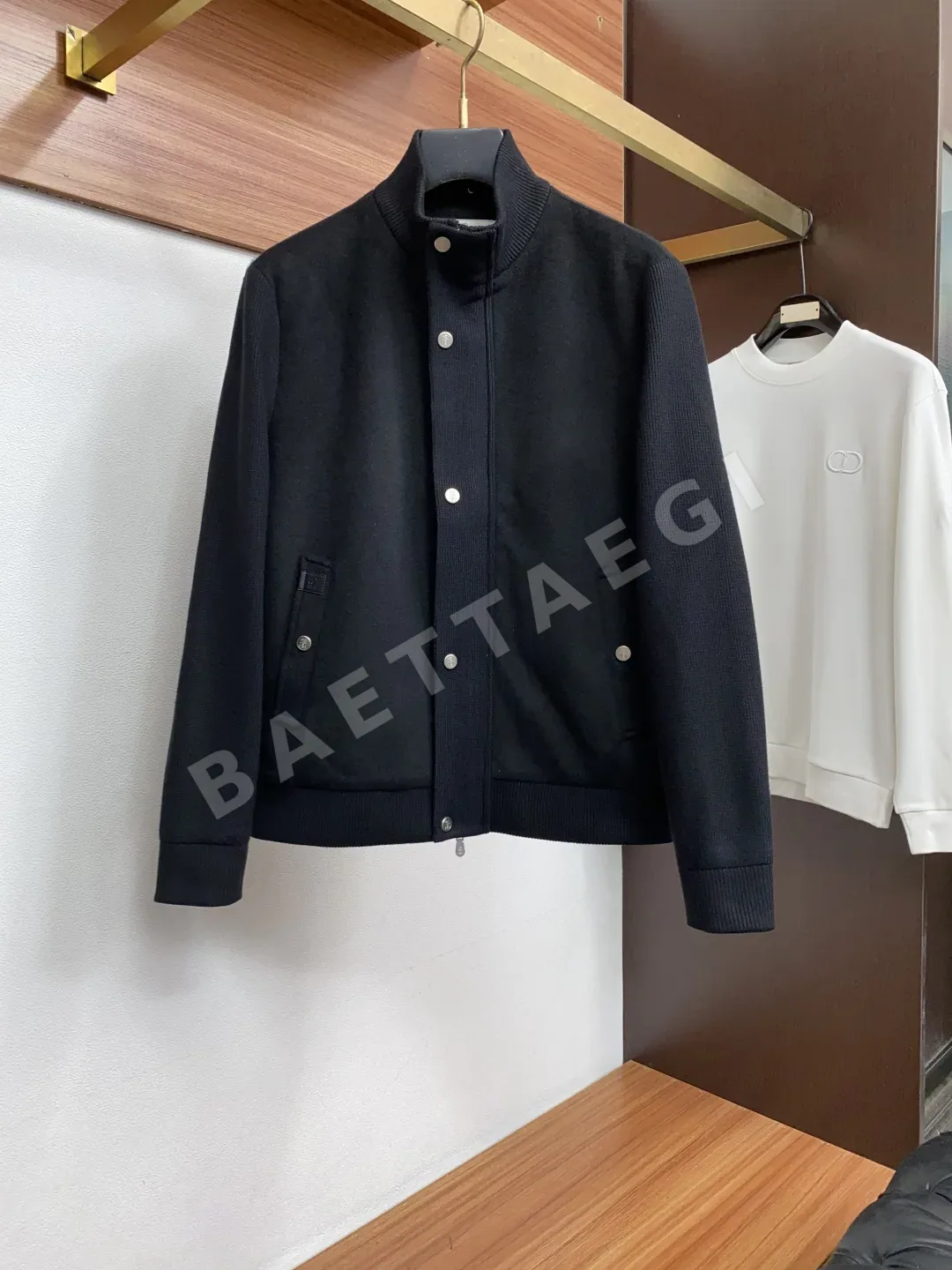 로로피아나 패치워크 울 남성 자켓 207573