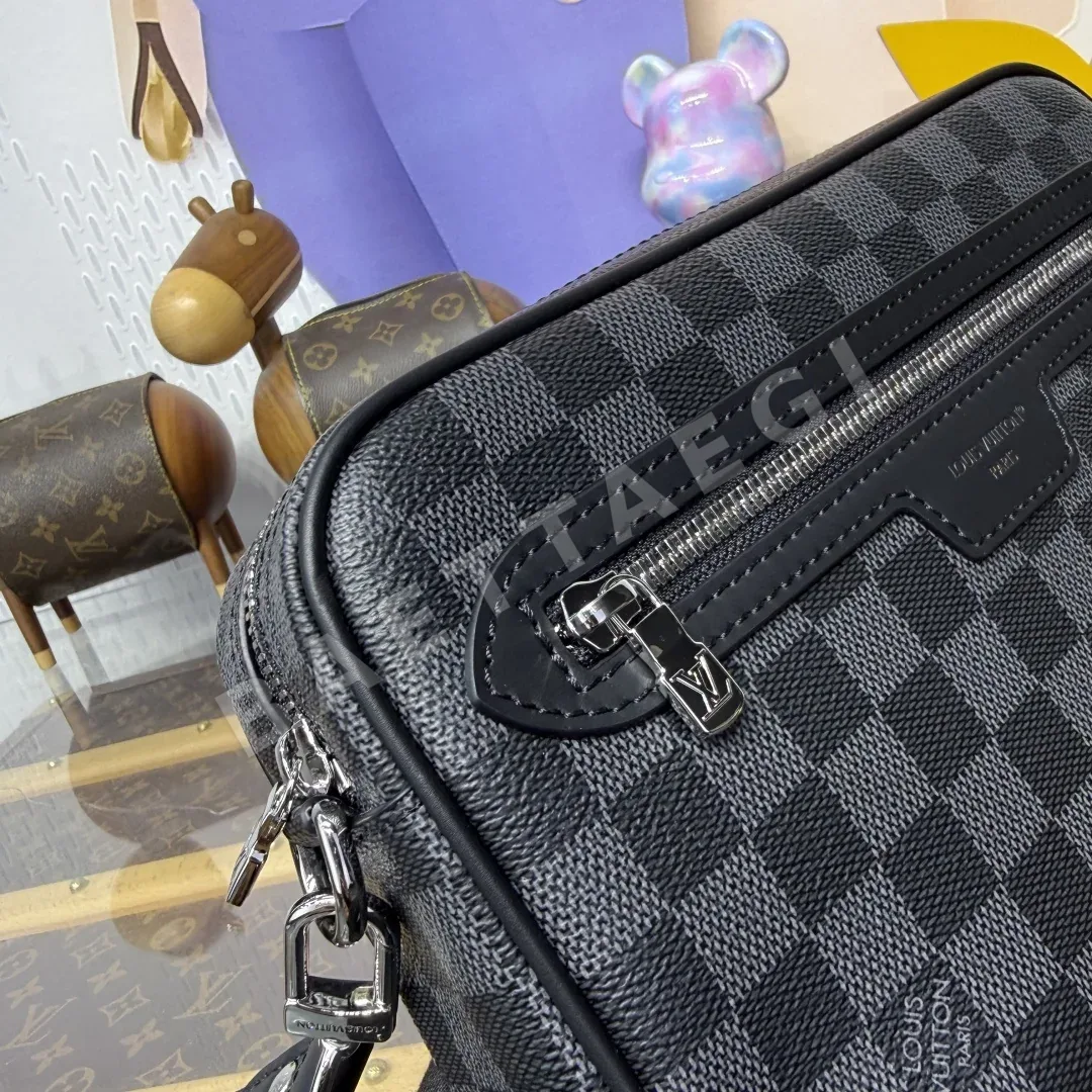 루이비통 그린 다미에 그라파이트 포쉐트 카사이 가방 N47626 상세 이미지 5