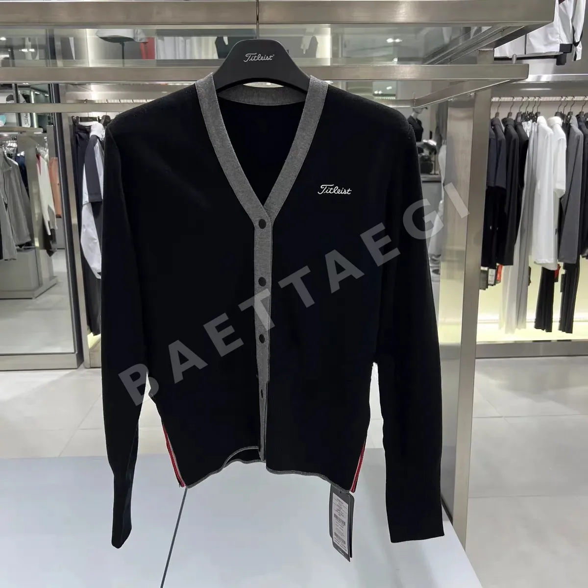 타이틀리스트 여성 V넥 니트 탑 상세 이미지 6