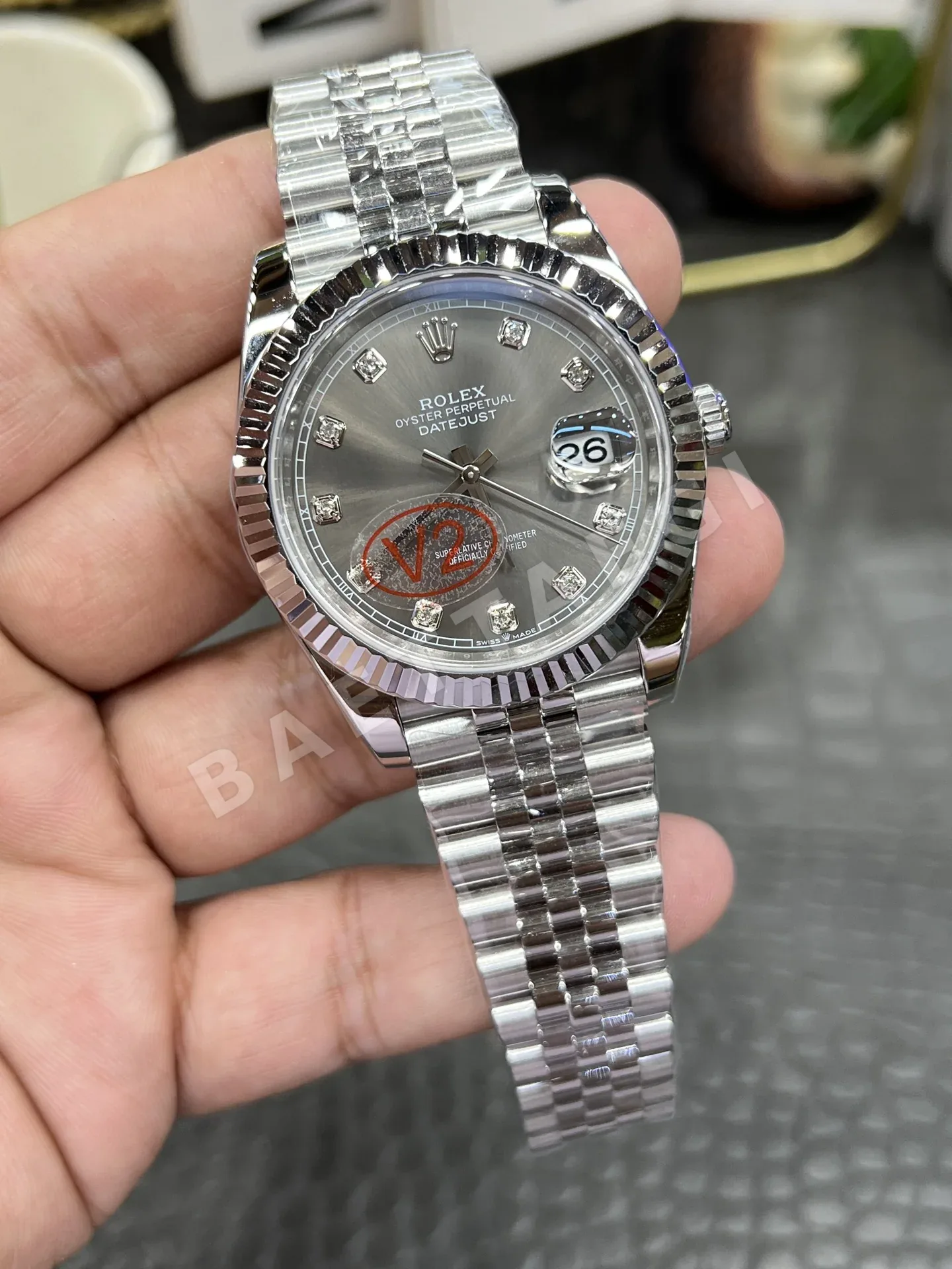 롤렉스 데이트저스트 자동 시계 상세 이미지 2