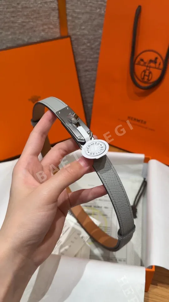 에르메스 H 버클 헌터 가죽 벨트 176588