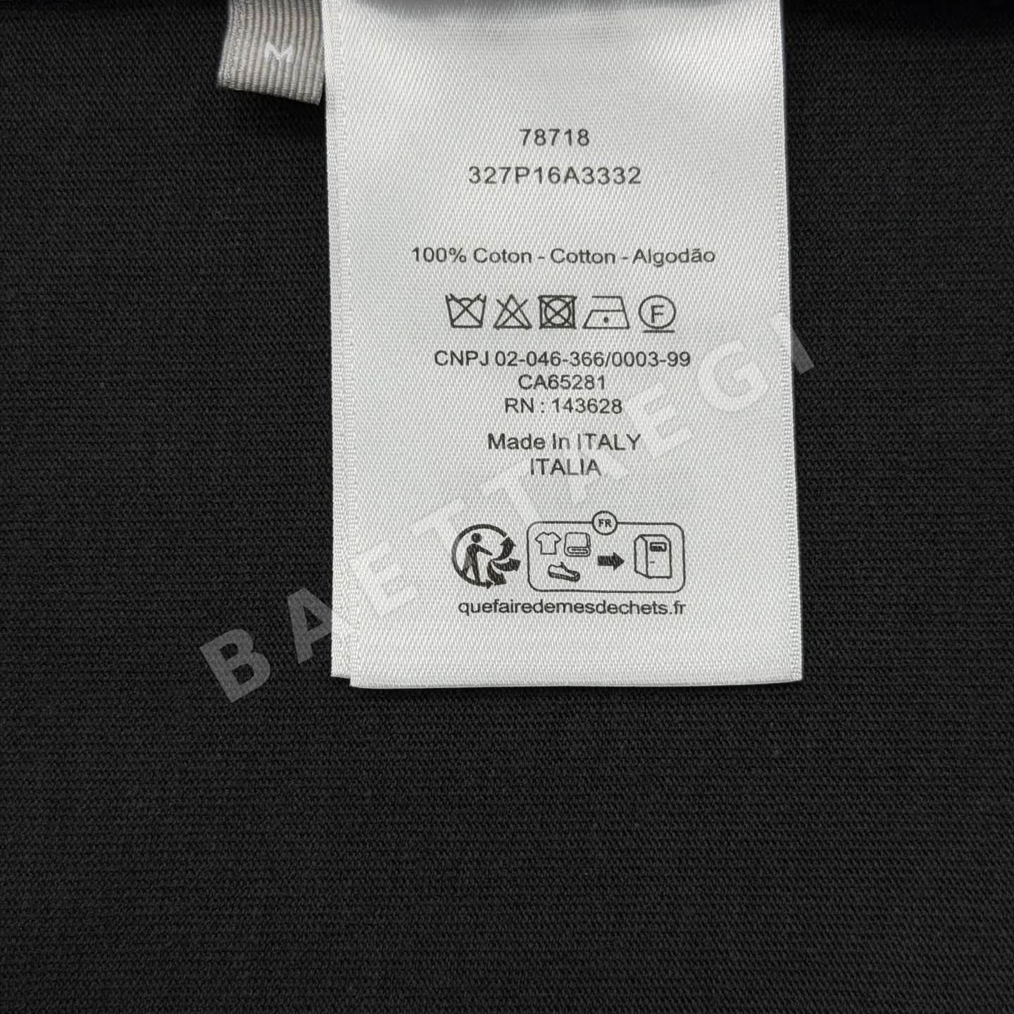 디올 자수 크루넥 코튼 반팔 티셔츠 상세 이미지 9