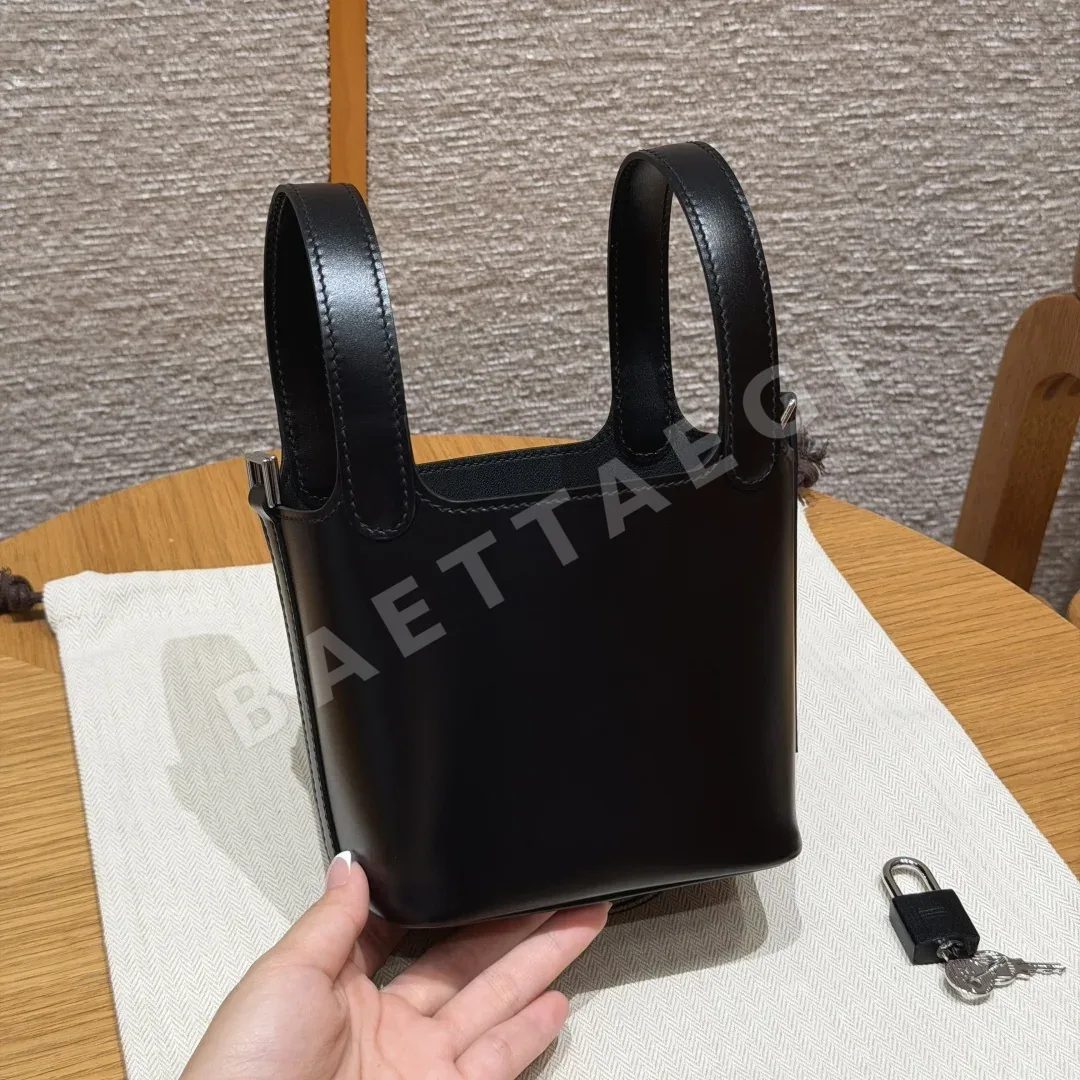 에르메스 피코탄 록 박스 가죽 미니 백 상세 이미지 3