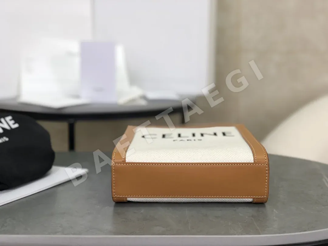 셀린느 미니 토트 캔버스 크로스백 상세 이미지 8