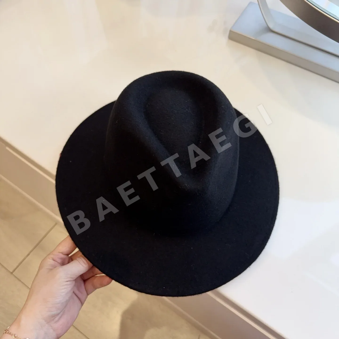 샤넬 울 펠트 모자 상세 이미지 6