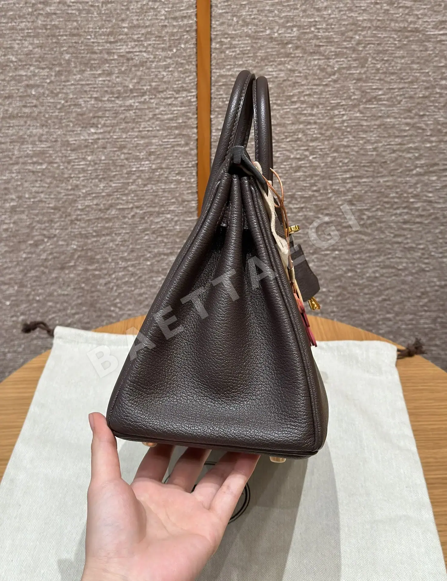 에르메스 버킨 가죽 가방 상세 이미지 3
