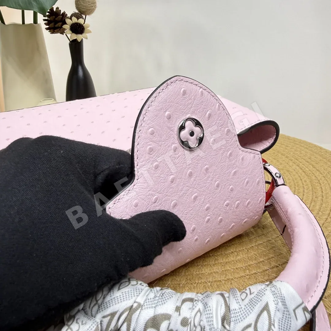 루이비통 캡시뉴BB 오스트리치 핸드백 N48865 상세 이미지 9