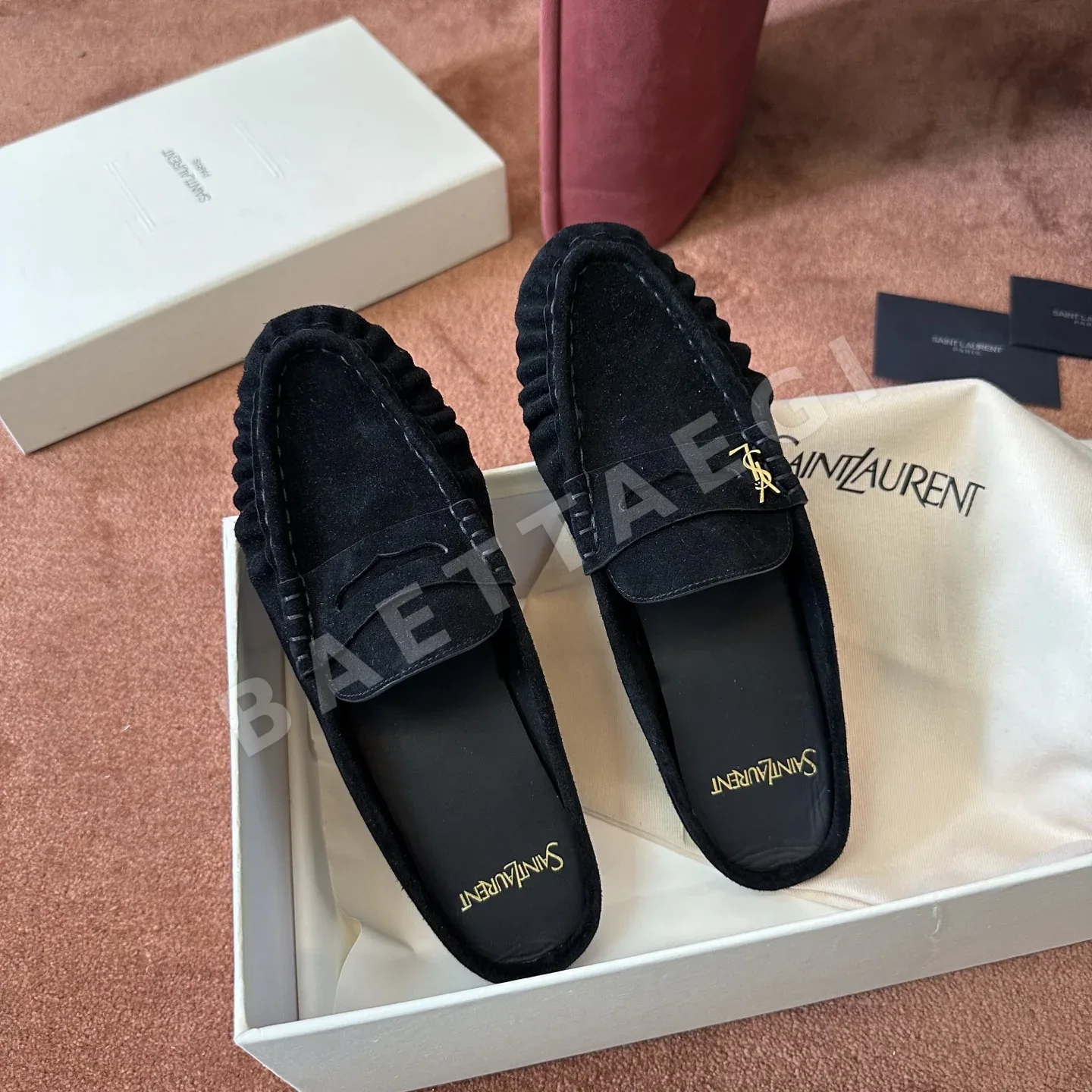 생로랑 YSL 앞코 덮인 뮬 상세 이미지 6