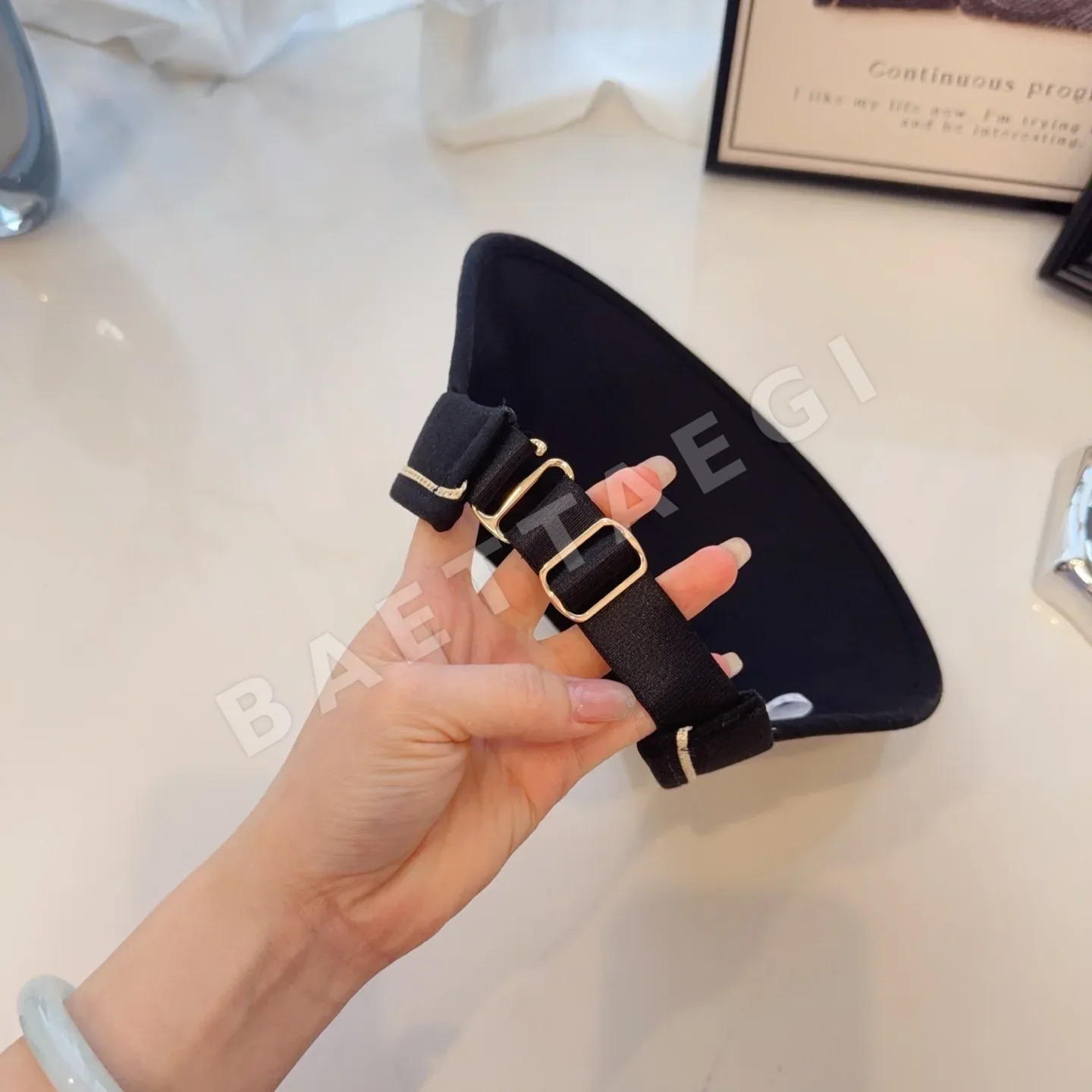 셀린느 라피아 선바이저 모자 상세 이미지 8