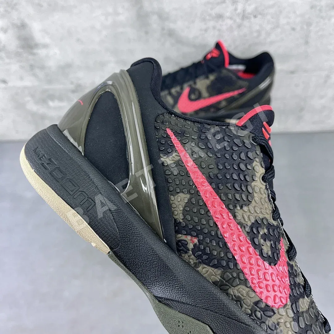 나이키 [GX] 코비 6 프로트로 블랙 레드 FQ3546-001 201374 Nike Kobe 6 Protro Italian Camo ZK6 상세 이미지 7