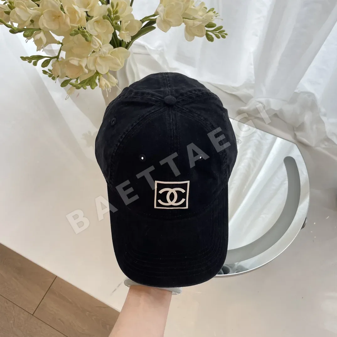 샤넬 빈티지 데미지 가공 배색 야구모자 상세 이미지 3